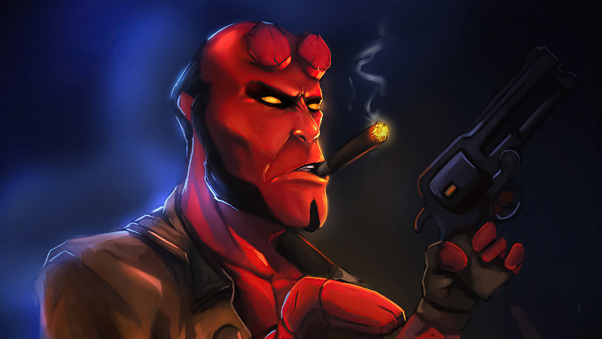 Hellboy Cigar Wallpaper