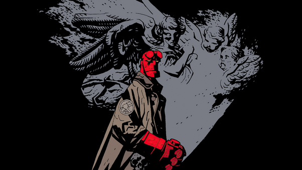 Hellboy Comic Art 4k Wallpaper