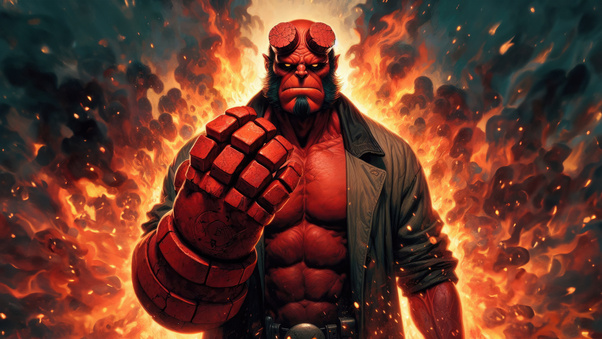 Hellboy Evolution (1920x1080) Resolution Wallpaper