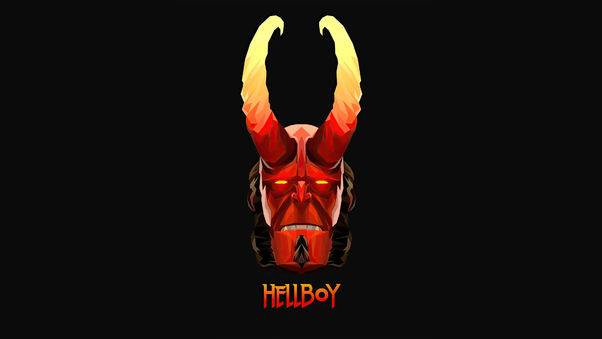 Hellboy Minimalism 4k 2020 Wallpaper
