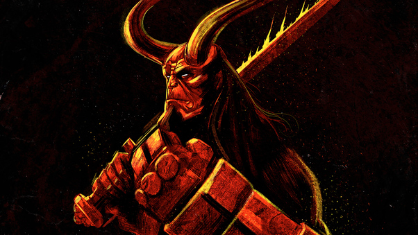 Hellboy New Digital Artwork Wallpaper