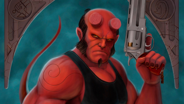 Hellboy Tribute 4k Wallpaper