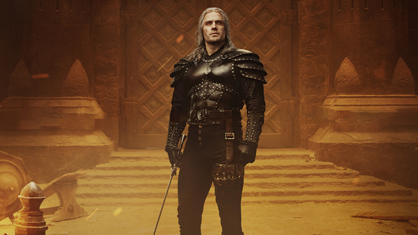 Henry Cavill As Geralt Of Rivia The Witcher Season 2 Wallpaper