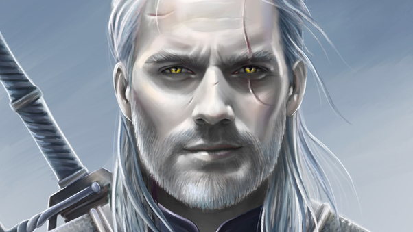Henry Cavill As Geralt The Witcher Wallpaper