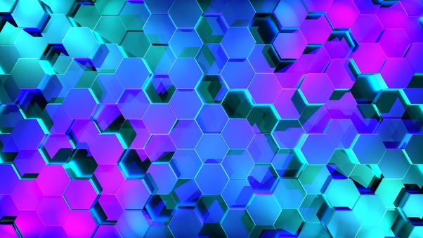 Hexagon 3d Digital Art 4k Wallpaper