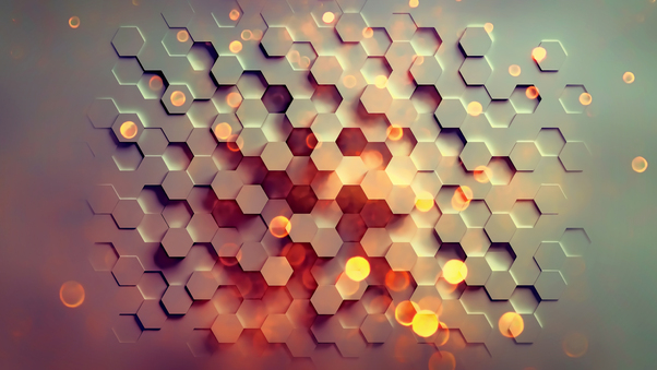 Hexagon 4k Wallpaper