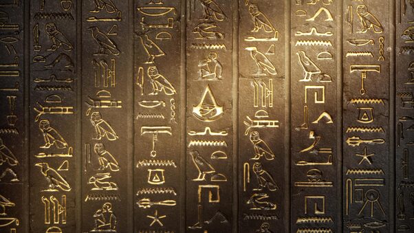 Hieroglyphs Assassins Creed Origins Wallpaper