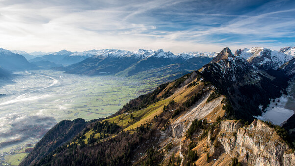 Hoher Kasten Alps Valley 5k Wallpaper