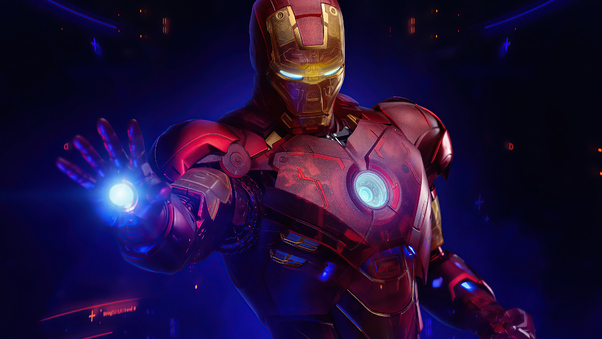 Holographic Iron Man MKIV Wallpaper