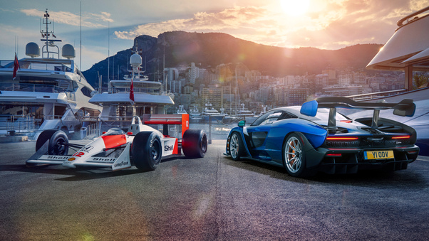 Honda F1 And Mclaren Senna 5k Wallpaper