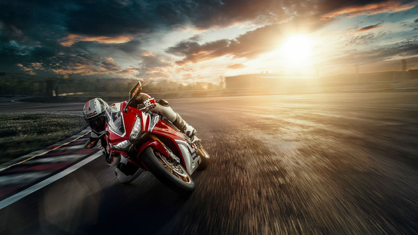 Honda Motorcycle Track Bike Wallpaper