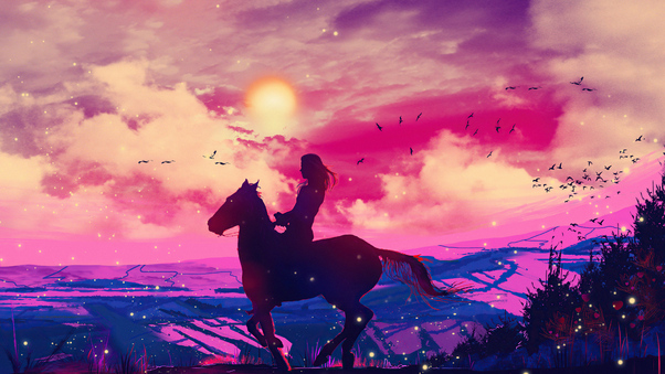 Horse Dream Ride 5k Wallpaper