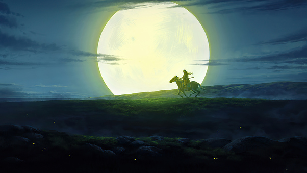 Horse Rider 4k Wallpaper