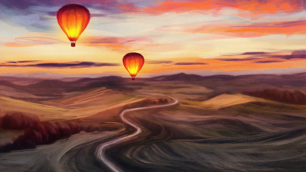 Hot Airballons Explorers Wallpaper