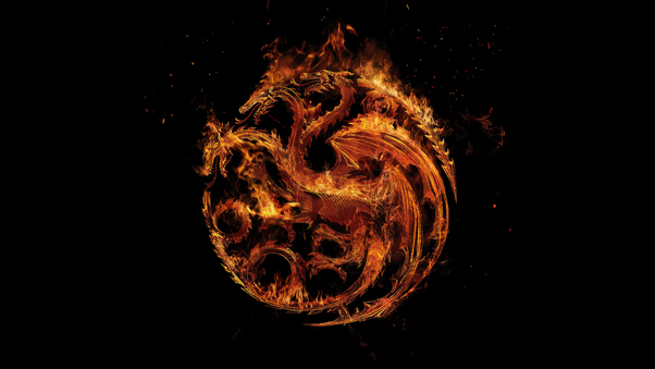 House Of The Dragon Logo 5k Wallpaper