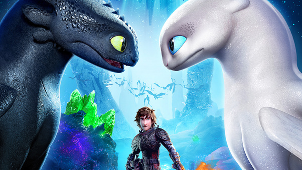 How To Train Your Dragon The Hidden World Movie Poster Wallpaper