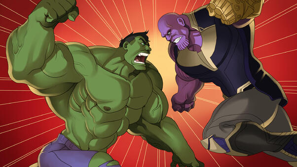 Hulk And Thanos Wallpaper