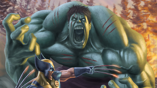 Hulk And Wolverine Wallpaper