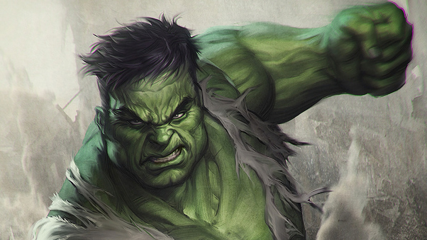 Hulk Angry Art Wallpaper