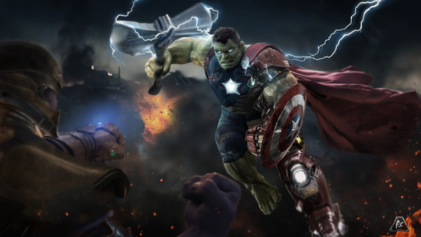Hulk Avengers Endgame Artwork Wallpaper