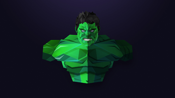 Hulk Facets Art Wallpaper