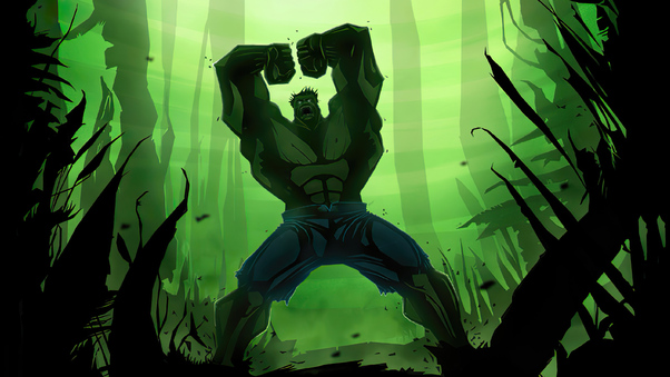 Hulk In Jungle 4k Wallpaper