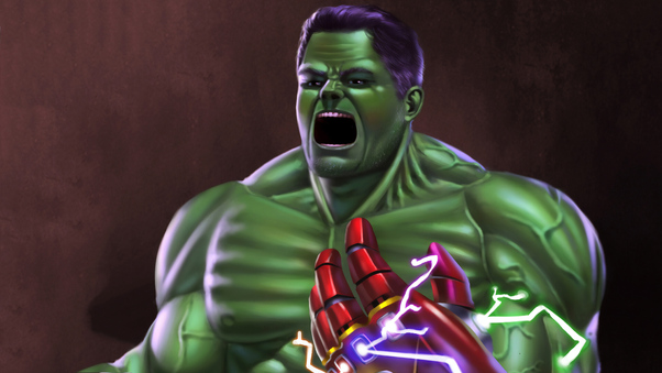 Hulk Infinity Gauntlet Wallpaper