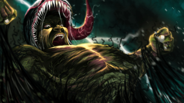 Hulk Into Venom 4k Wallpaper