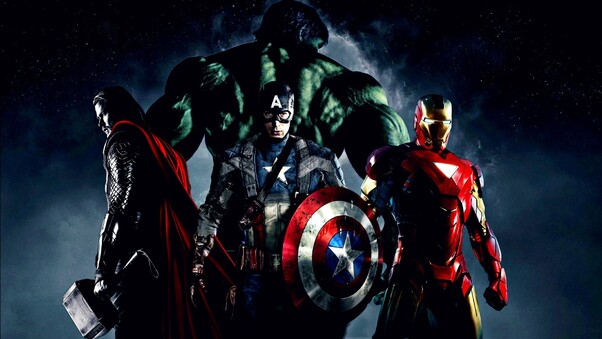 Hulk Iron Man Captain America Thor Wallpaper