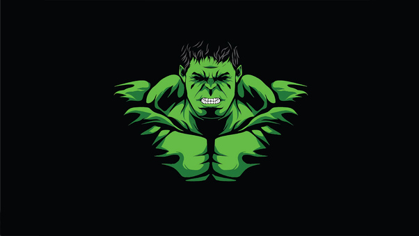 Hulk Minimal Design Wallpaper