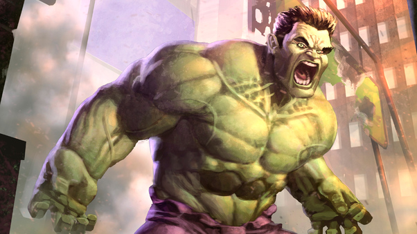 Hulk Paint Art Wallpaper