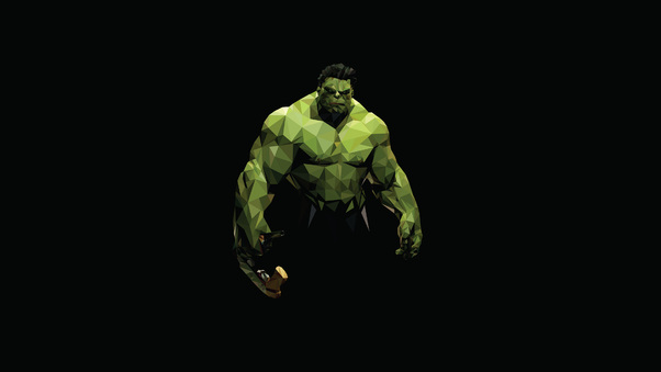 Hulk Polyart Wallpaper
