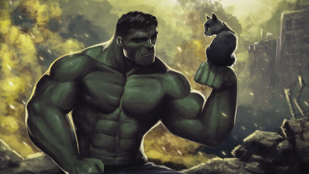 Hulk Sketch Art Wallpaper