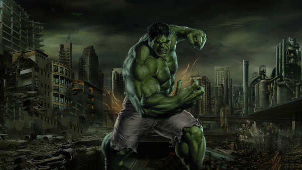 Hulk Smash 4k Art Wallpaper
