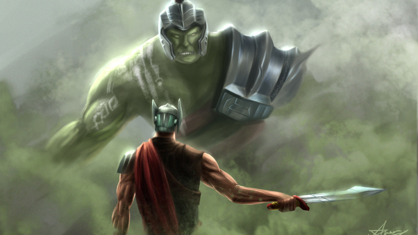 Hulk Vs Thor Wallpaper