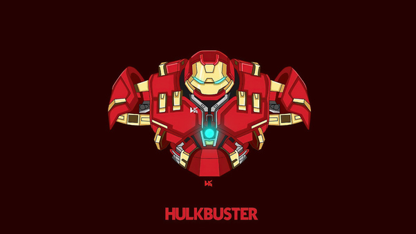 Hulkbuster Minimal 4k Wallpaper