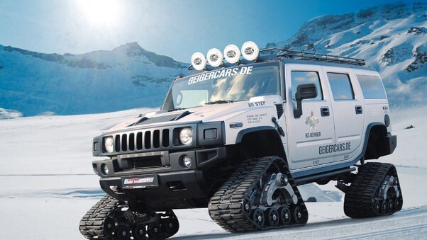 Hummer H2 Snow Modified Wallpaper
