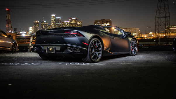 Huracan Rear 8k Wallpaper