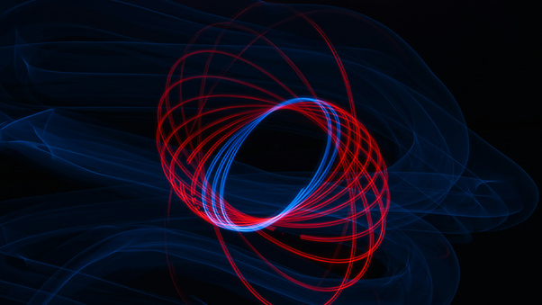 Hyperspace Spin Abstract Light Symphony (1280x720) Resolution Wallpaper