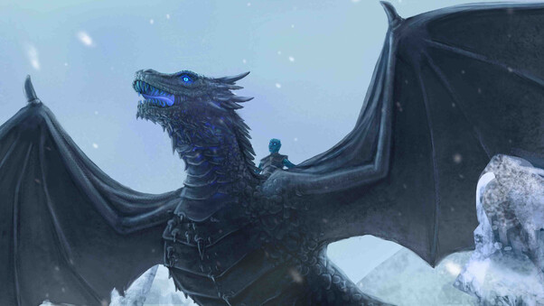 Ice Dragon Game Of Thrones 4k Wallpaper