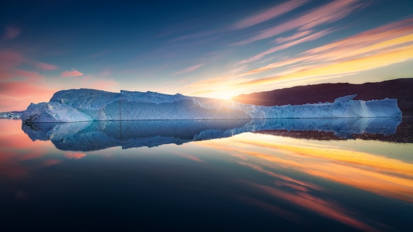 Iceberg Nature Reflection Sky Wallpaper