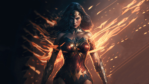 Iconic Wonder Woman 5k Wallpaper