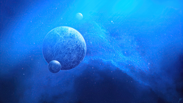 Icy Planet Wallpaper
