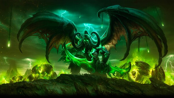 Illidan Stormrag World Of Warcraft Legion 5k Wallpaper