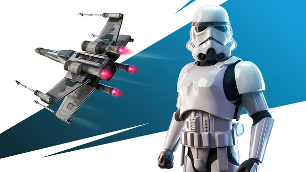 Imperial Stormtrooper Outfit Fortnite 4k Wallpaper