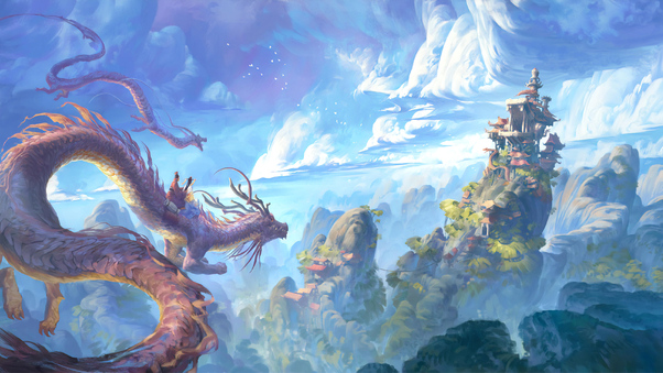 In Dragons Land 4k Wallpaper