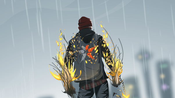 Infamous Second Son Game 4k Wallpaper