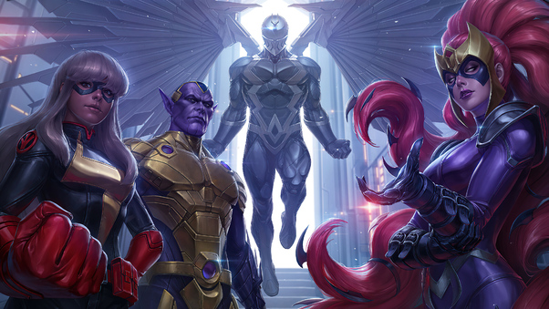Inhumans Vs Xmen Marvel Future Fight Wallpaper
