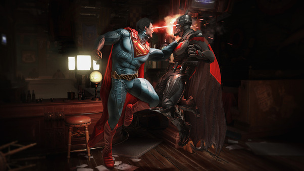 Injustice 2 Batman vs Superman Wallpaper