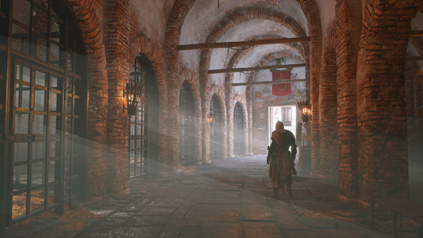Inside Castle Assassins Creed Origins 5k Wallpaper